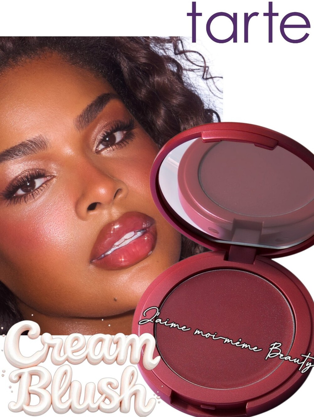 Tarte Maracuja Juicy Cream Blush in Honeysuckle- Black Honey
